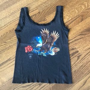 Vintage Harley Davidson tank